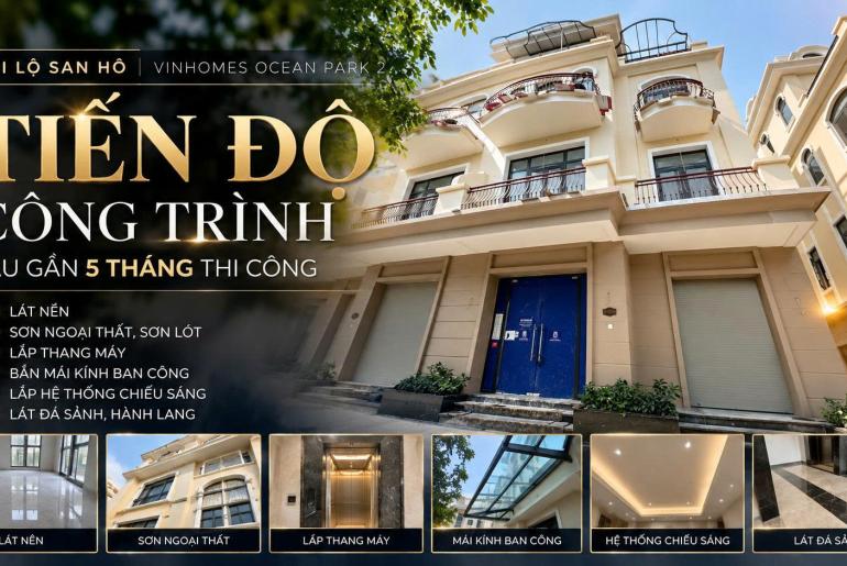 Tiến Độ Đại Lộ San Hô Ocean Park 2 Sau Gần 5 Tháng Thi Công